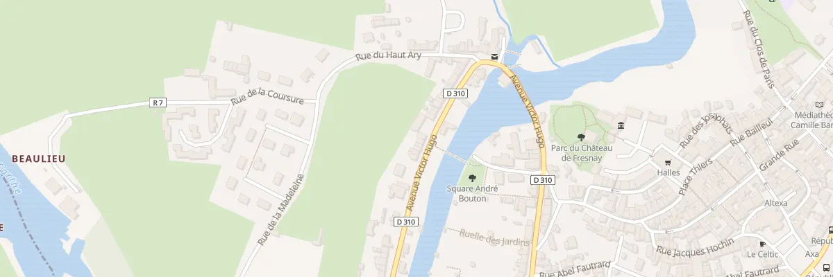 Plan du 112 Av Victor Hugo à Fresnay-sur-Sarthe