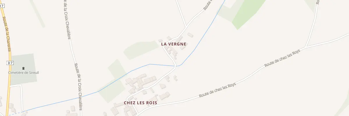 Plan du 5237 La Vergne à Sireuil