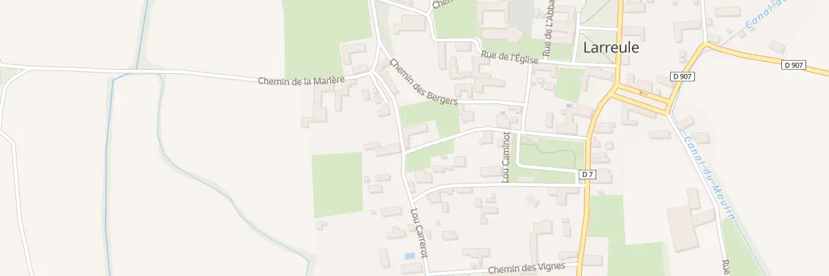 Plan du 18 Rue des Vieux Métiers à Larreule