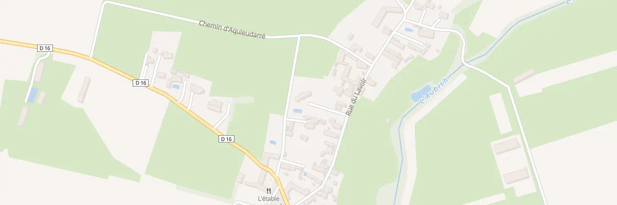Plan du 18 Rue du Lavoir à Lanne