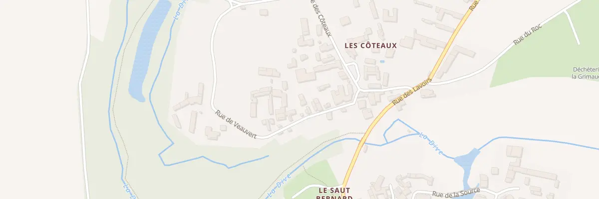 Plan du 8 Rue de Veauvert à La Grimaudière