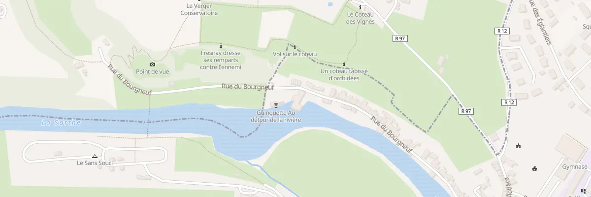 Plan du 11 Rue du Bourgneuf à Fresnay-sur-Sarthe