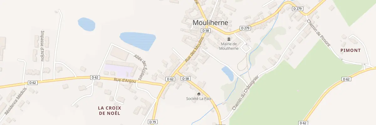Plan du 19 Rue des Moulins à Mouliherne
