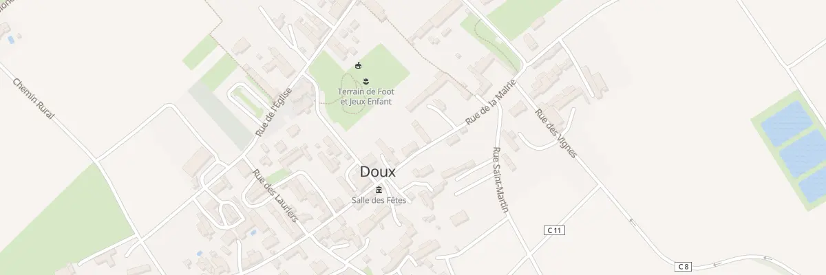 Plan du 23 Rue de la Mairie à Doux