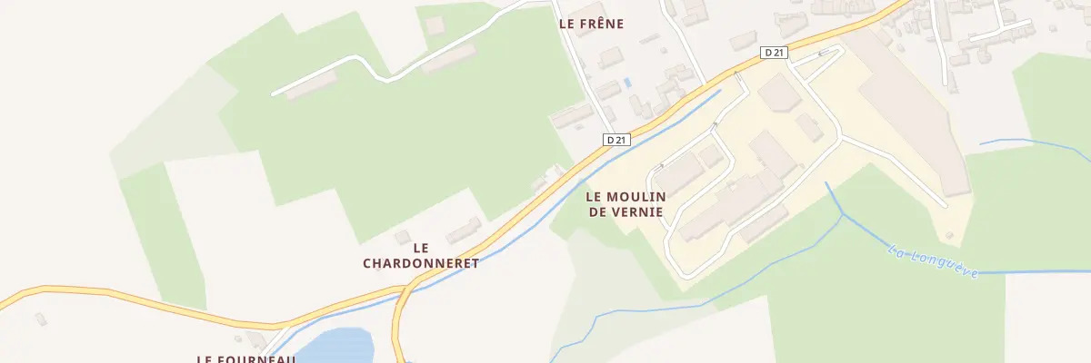Plan du 34 Rue de Tessé à Vernie