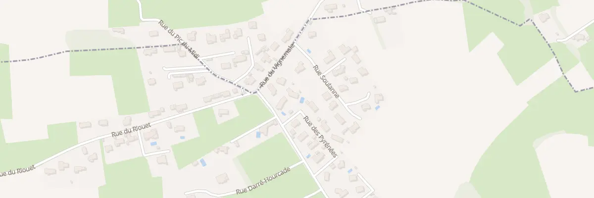Plan du 12 Rue des Pyrénées à Lanne