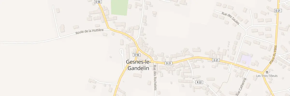 Plan du 16 Pl de L Eglise à Gesnes-le-Gandelin