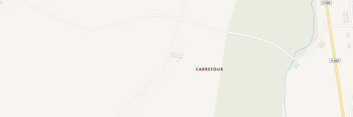 Plan du 1 Le Carrefour à Roquebrune