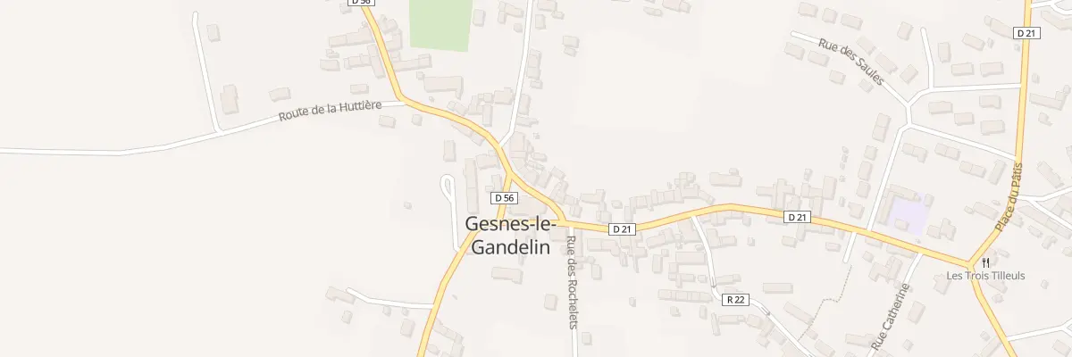 Plan du 14 Pl de L Eglise à Gesnes-le-Gandelin