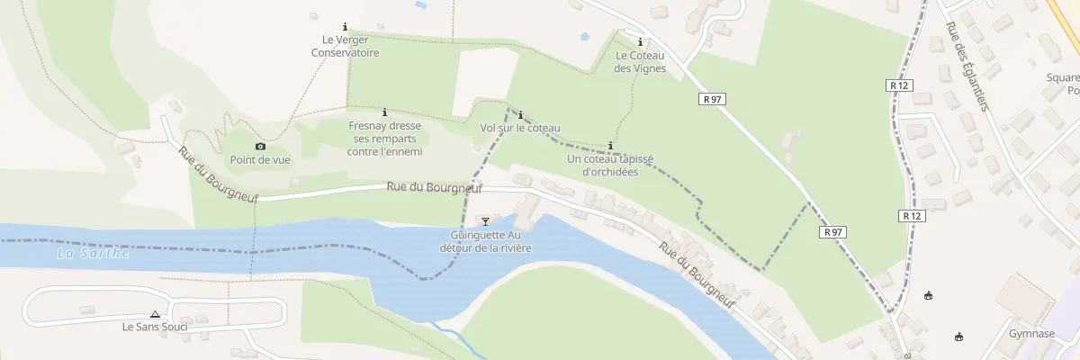 Plan du 72 Rue du Bourgneuf à Fresnay-sur-Sarthe
