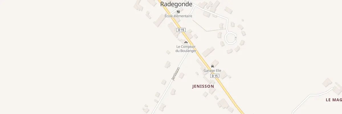 Plan du 4 Croix de Fonsalade à Sainte-Radegonde