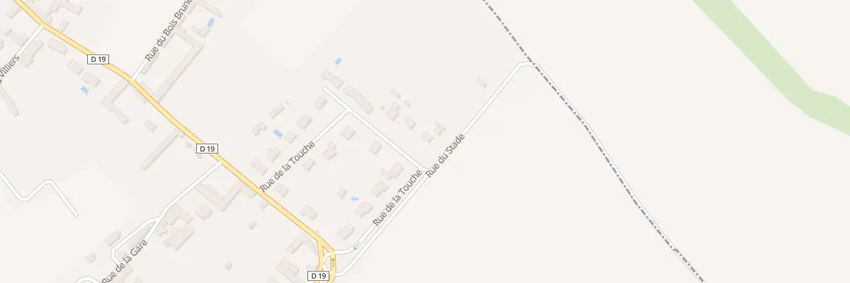 Plan du 24 Rue de la Touche à Arçay