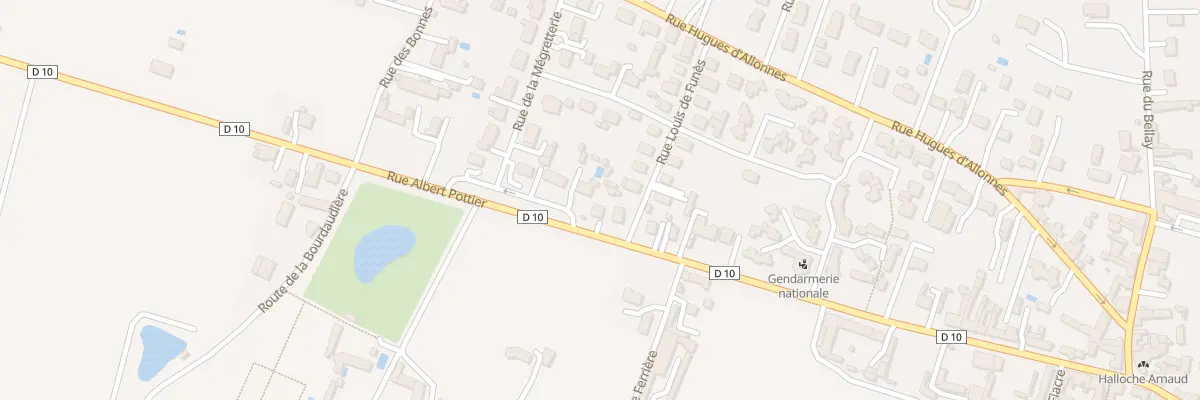 Plan du 288 Rue Albert Pottier à Allonnes