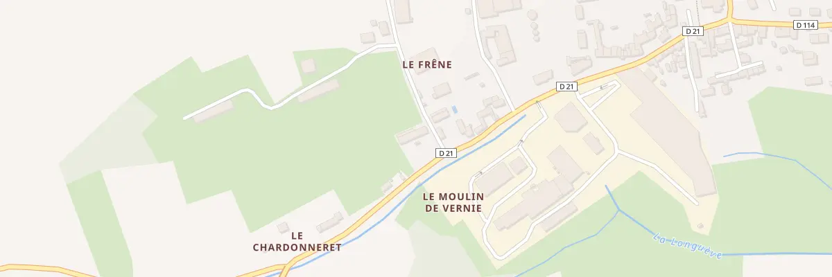 Plan du 1 Che du Frêne à Vernie