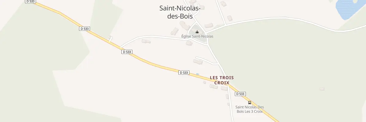 Plan du 5 Le Parc des Trois Croix à Saint-Nicolas-des-Bois