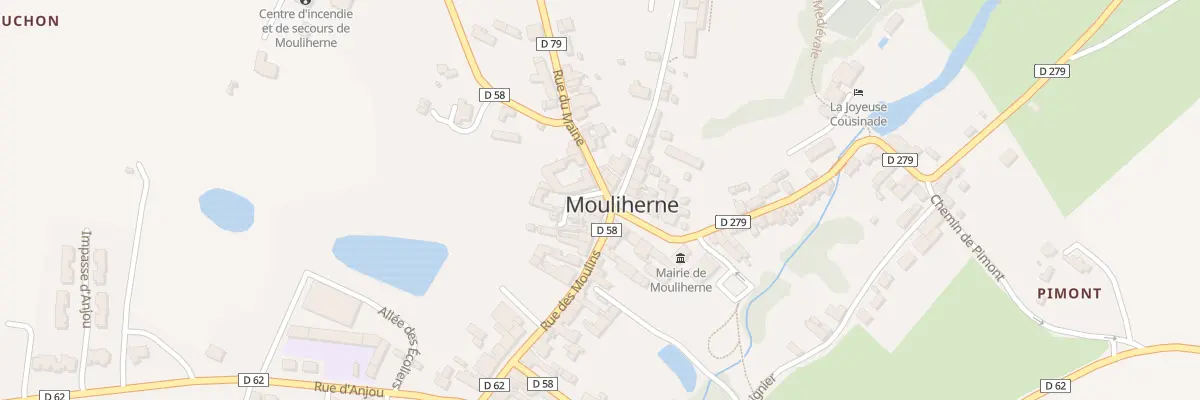 Plan du 1 Imp du Relay à Mouliherne