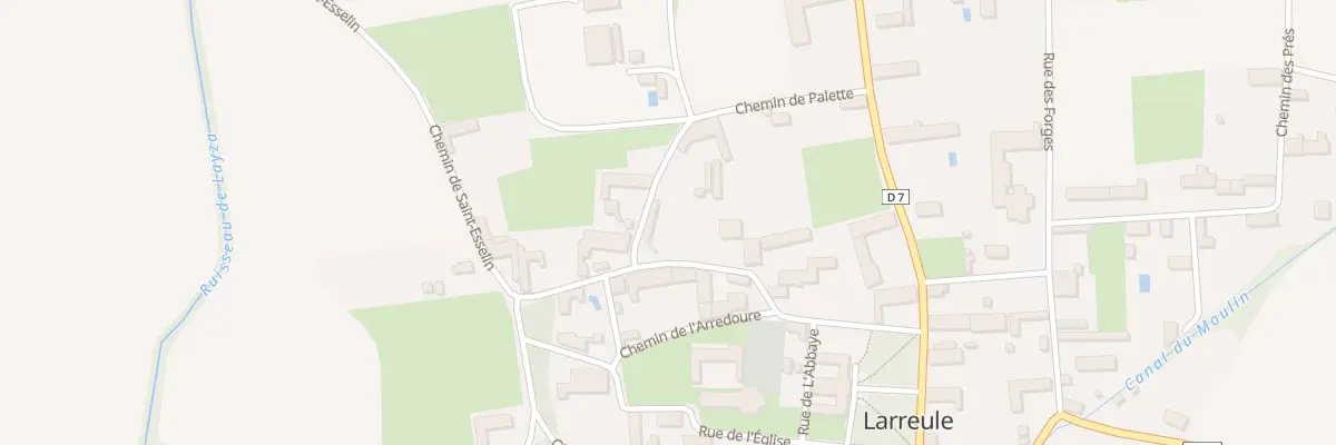 Plan du 16 Che de St Esselin à Larreule