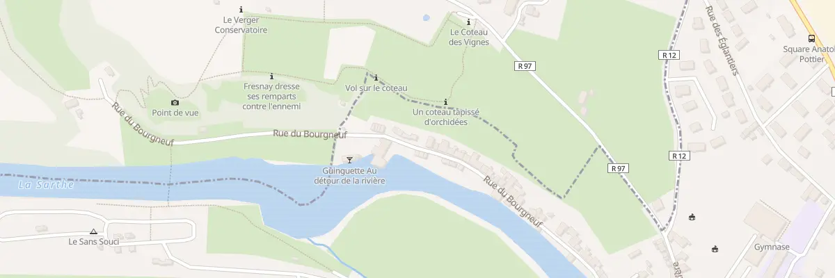 Plan du 70 Rue du Bourgneuf à Fresnay-sur-Sarthe