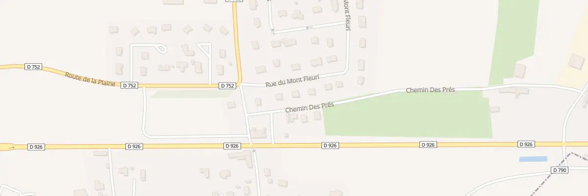 Plan du 4 Rue du Mont Fleuri à Gouffern en Auge