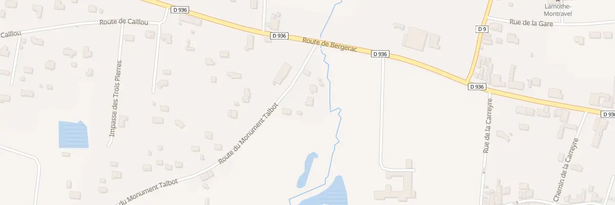 Plan du 5 Rte du Monument Talbot à Lamothe-Montravel