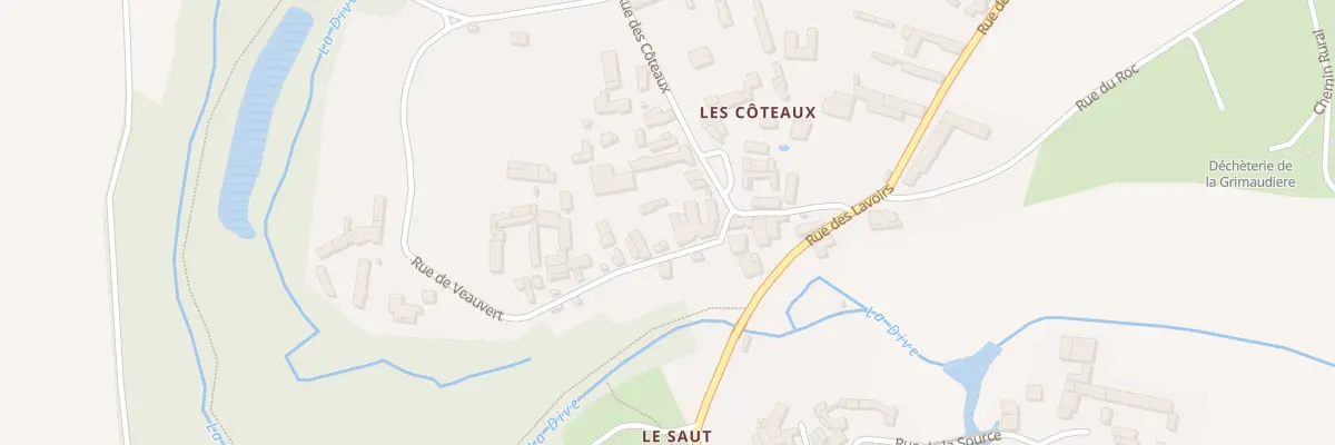 Plan du 6 Rue de Veauvert à La Grimaudière