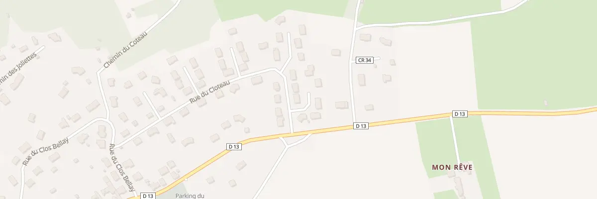 Plan du 21 Rue du Cloteau à Mareil-sur-Loir