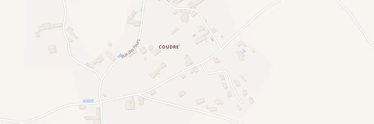Plan du 8 Rte du Chateau d’Eau Coudre à Clussais-la-Pommeraie