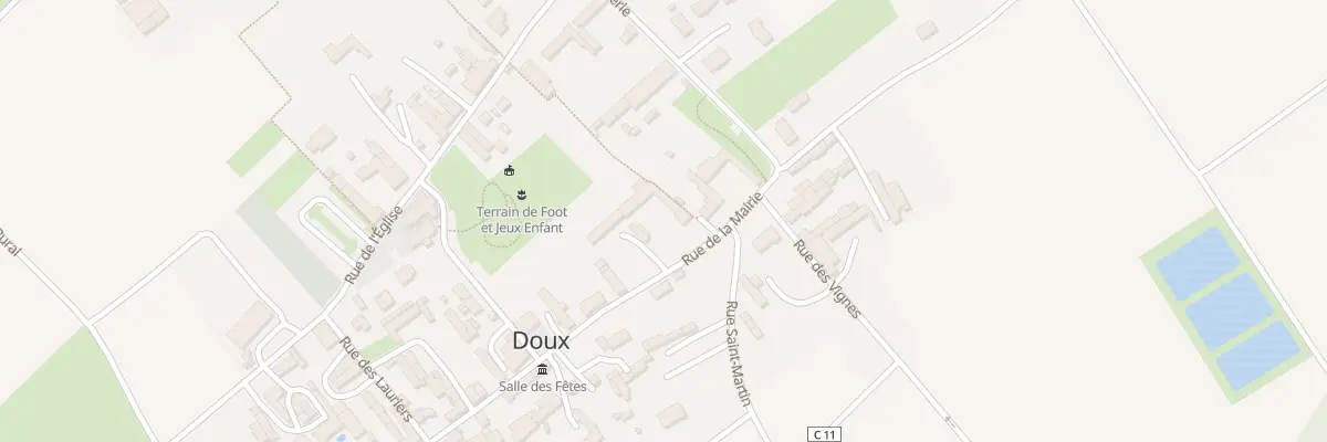 Plan du 27 Rue de la Mairie à Doux