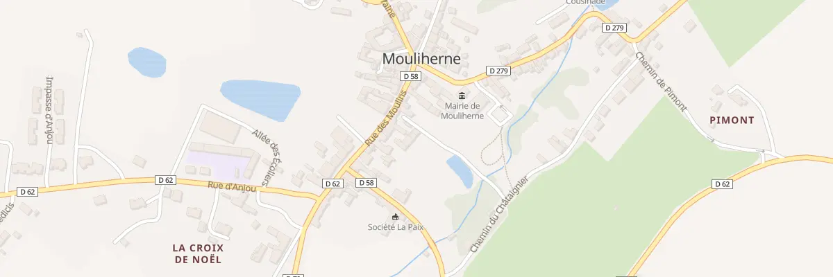 Plan du 9 Rue des Moulins à Mouliherne