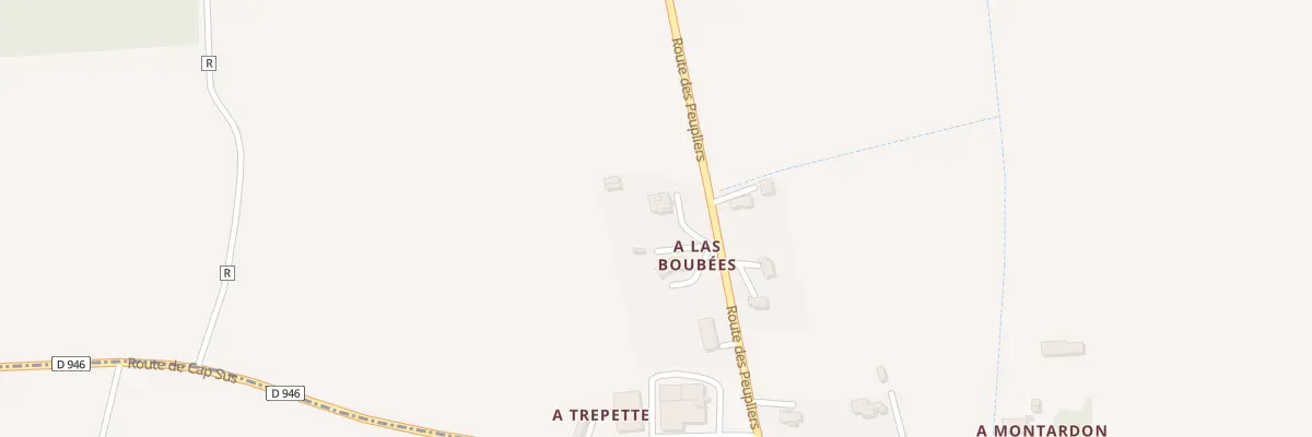 Plan du 1358 Rte des Peupliers à Galiax