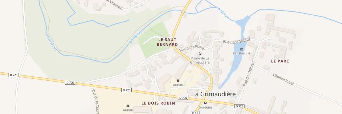 Plan du 8 Rue du Calvaire à La Grimaudière