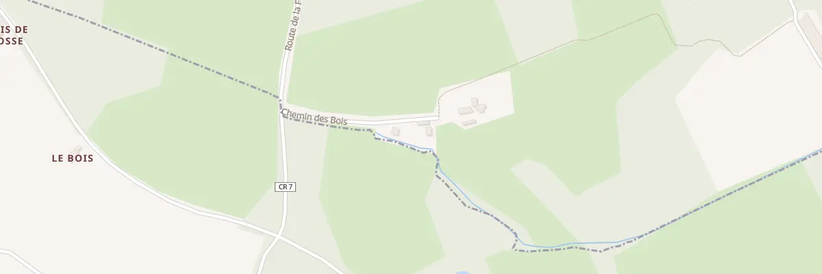 Plan du 168 Che des Bois à Saint-Christophe-du-Jambet