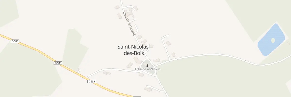 Plan du 2 Le Rouille à Saint-Nicolas-des-Bois
