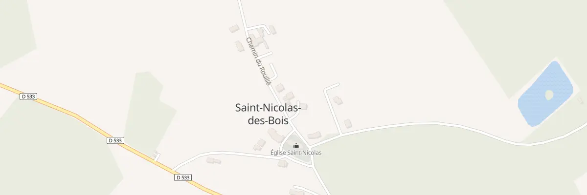 Plan du 102 Chemin du Rouille à Saint-Nicolas-des-Bois