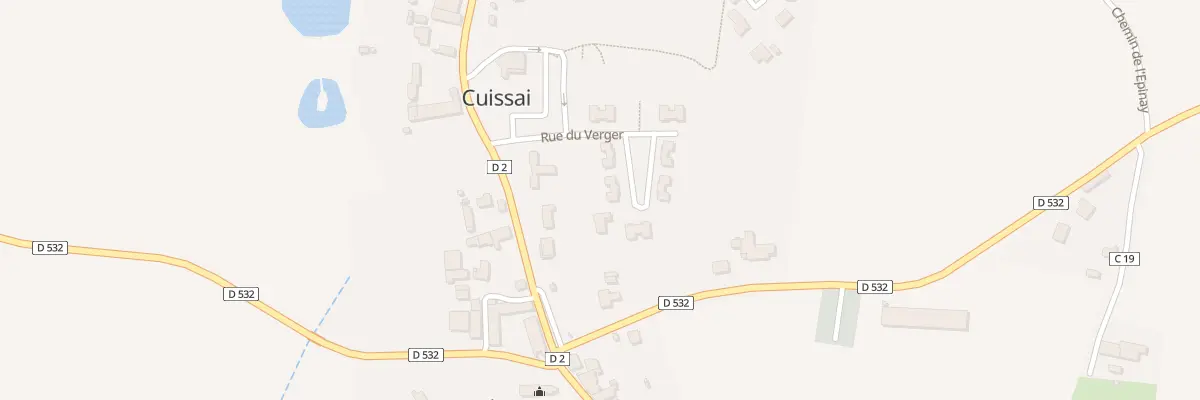 Plan du 10 Rue du Verger à Cuissai