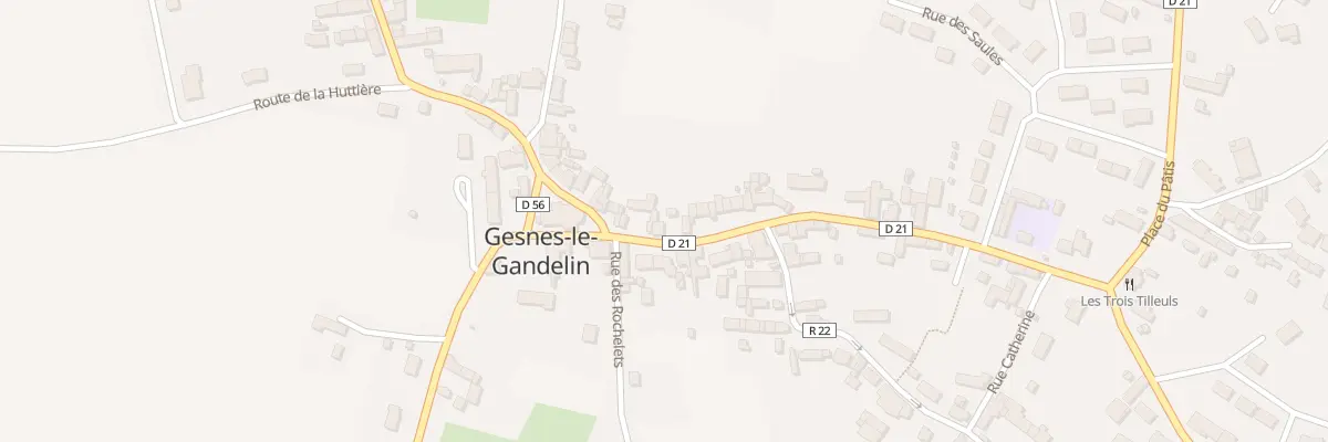 Plan du 5 Gr Grande Rue à Gesnes-le-Gandelin