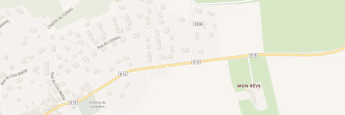 Plan du 4 All de la Treille à Mareil-sur-Loir