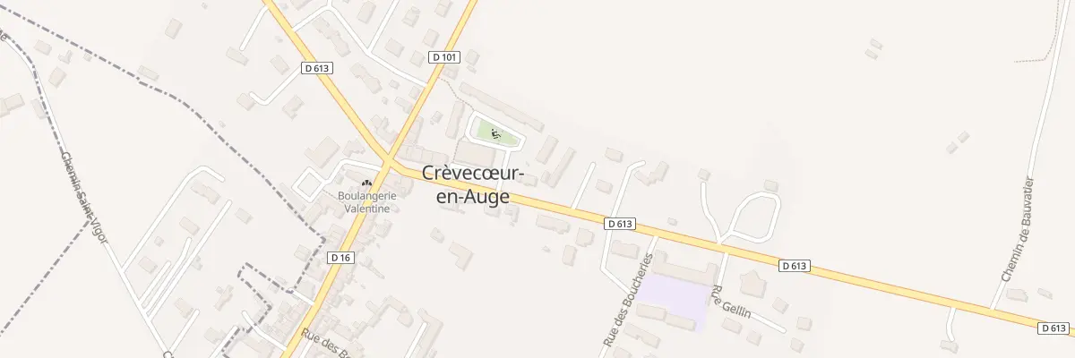 Plan du 11 Rte de Paris à Mézidon Vallée d’Auge