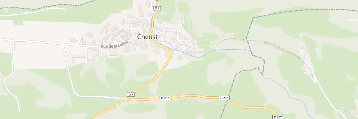Plan du 11 Rue du Louey à Cheust