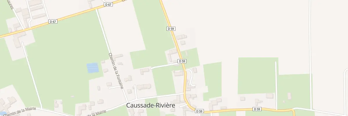 Plan du 1 Che du Centre à Caussade-Rivière