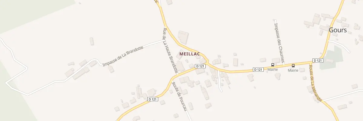 Plan du 21 Meillac à Gours