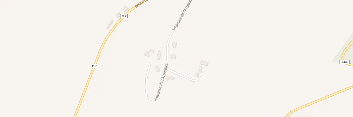 Plan du 3 Imp de l’Argentine à Coteaux-du-Blanzacais