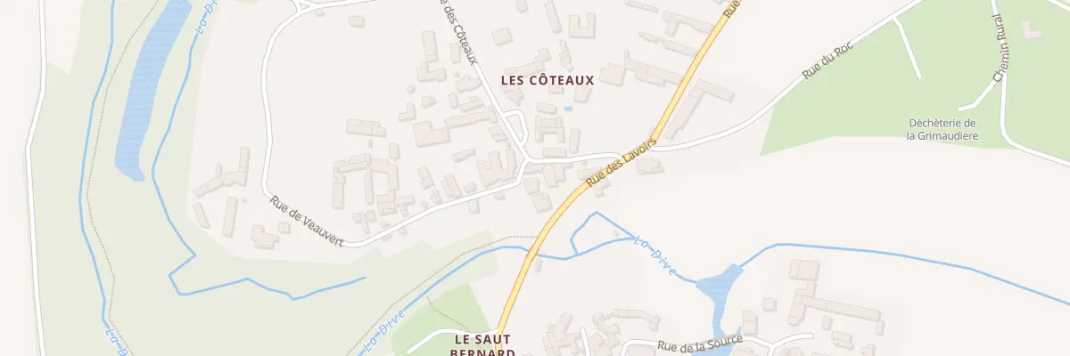 Plan du 1 Rue de Veauvert à La Grimaudière