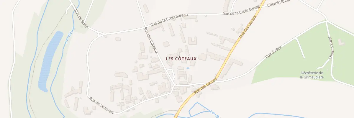 Plan du 6 Pl des Côteaux à La Grimaudière