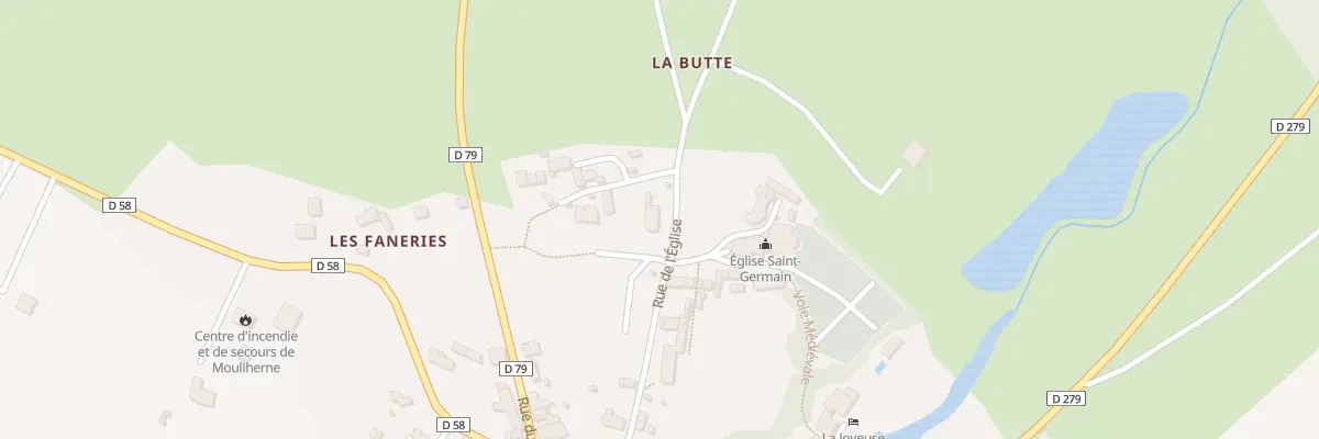 Plan du 47 Rte de la Croix Château à Mouliherne