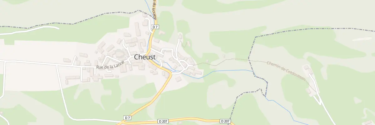 Plan du 5014A Le Village à Cheust
