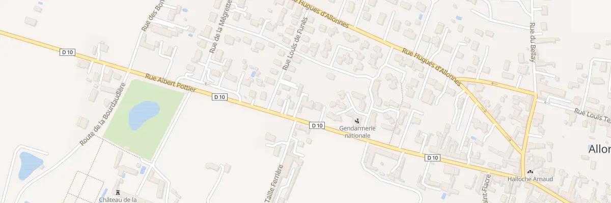 Plan du 272 Rue Albert Pottier à Allonnes