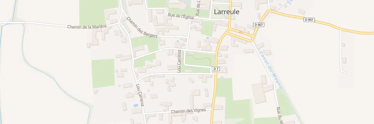 Plan du 5 Rue des Vieux Métiers à Larreule