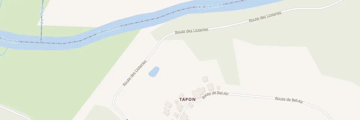 Plan du 201 Tapon à Parcoul-Chenaud