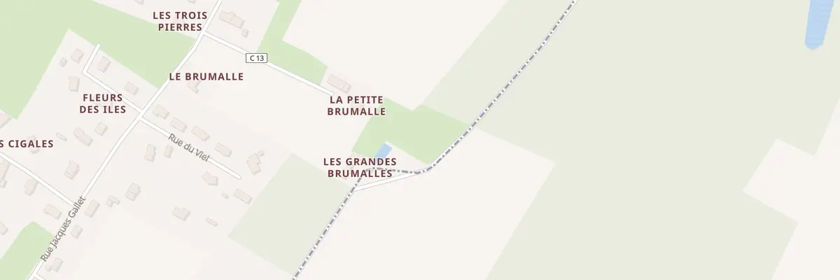 Plan du 5037 Les Grandes Brumalles à Ligron